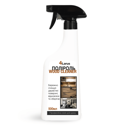 Полироль для мебели / Wood cleaner 4Larus — спрей, 500мл