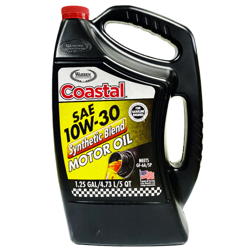 Моторна олива Coastal Synthetic blend 10W-30,  4,73л.