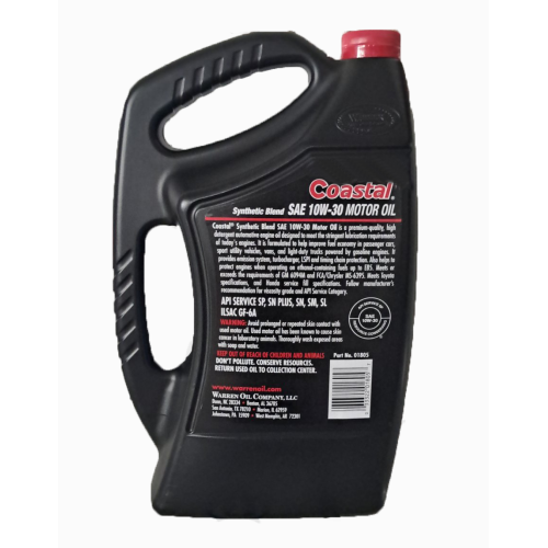 Моторна олива Coastal Synthetic blend 10W-30,  4,73л.