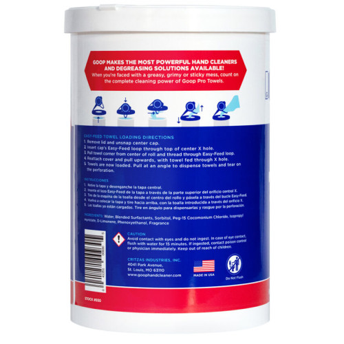 Серветки для очищення Goop 6/90 шт.