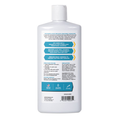 Знежирюючий засіб для підготовки перед купанням GROOMER'S GOOP 12/16 Oz/473 мл.