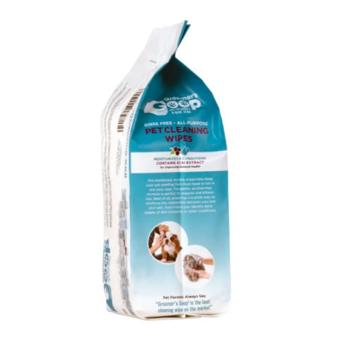 Серветки для очищення для домашніх тварин GROOMER'S GOOP 100 шт