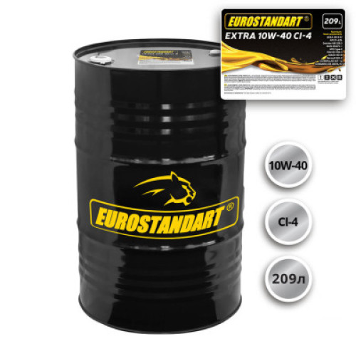 Моторное масло Eurostandart Extra 10W-40 CI-4/SL - 209 л