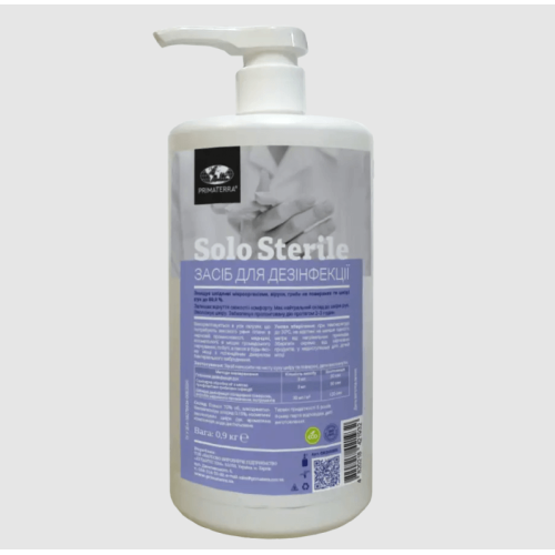 Антисептик для рук Solo Sterile (0,9 кг) з дозатором