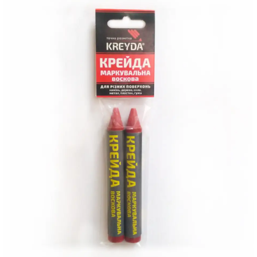 Мелки (красные) универсальные, (2шт) Kreyda