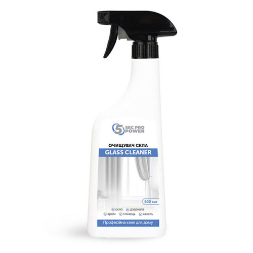 Очиститель стекла / Glass cleaner 5Sec-Pro Power — спрей, 500мл