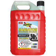 Антифриз SUNOCO RADIATOR COOLANT G12 ORGANIC 50% (-36°C) красный - 1 л.