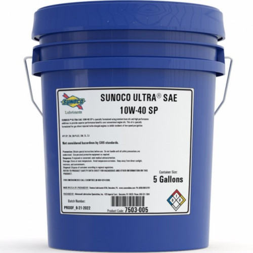 Моторное масло SUNOCO ULTRA API SP 10W-40 - 19 л.