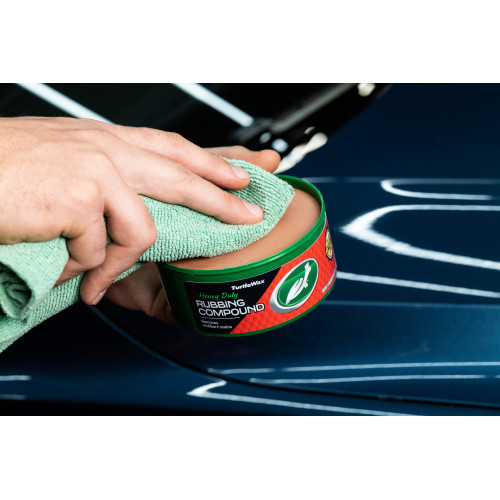 Полірувальна паста абразивна червона Turtle Wax RED RUBBING COMPOUND 300 мл