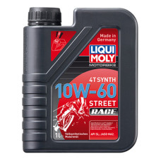 Масло для 4-т двигателей – Motorbike 4T Synth 10W-60 Street Race 1л.